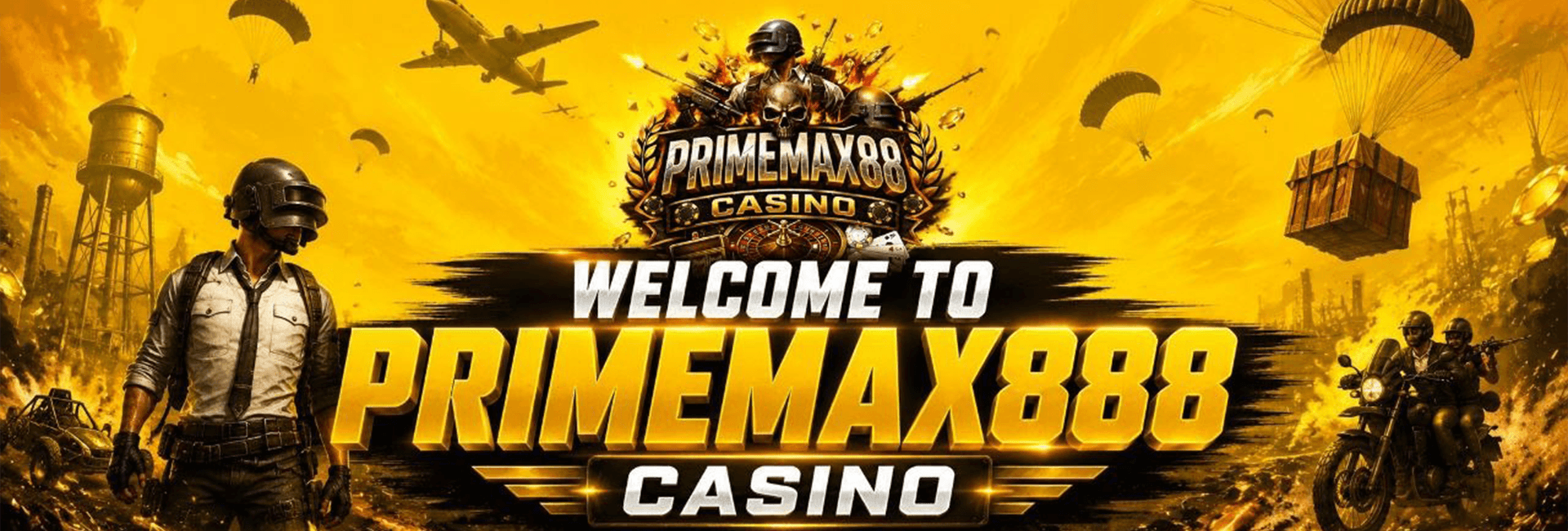 Primax88 Casino Hero Banner - Play Premium Slots, Live Casino & Arcade Games